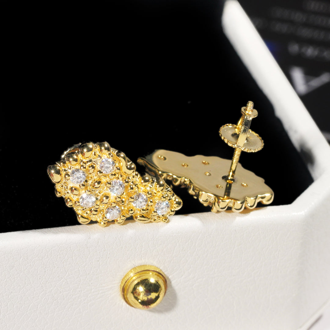 VVS ICED "Nugget" Earrings