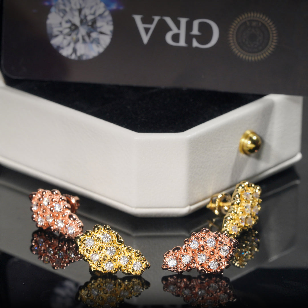 VVS ICED "Nugget" Earrings